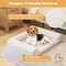 Costway Orthopedic Dog Bed Medium Small Dogs with 3-Side Bolster Non-Slip Bottom Zippers Beige/Grey